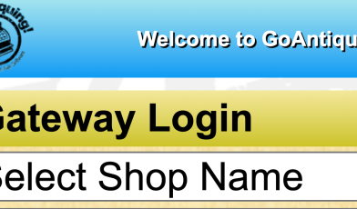 GoAntiquing Dealer Login Page