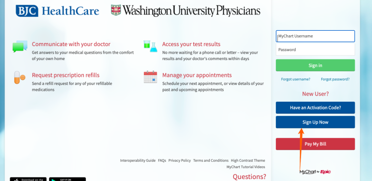 Register for MyChart BJC Login Account